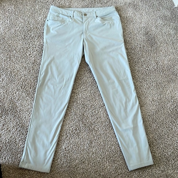 lululemon athletica Other - Lululemon ABC Slim Fit Pants - 34”Waist x 34” Length - Silver/Gray. Lightly Used